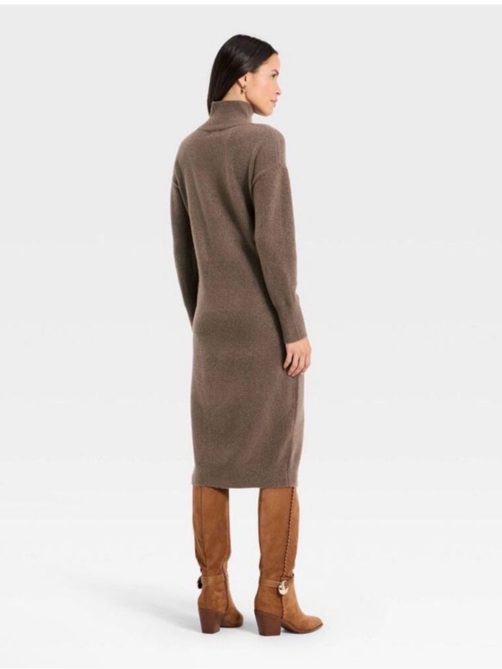 Universal Thread - Women's Long Sleeve Midi Sweater Dress - Picture 2 of 6